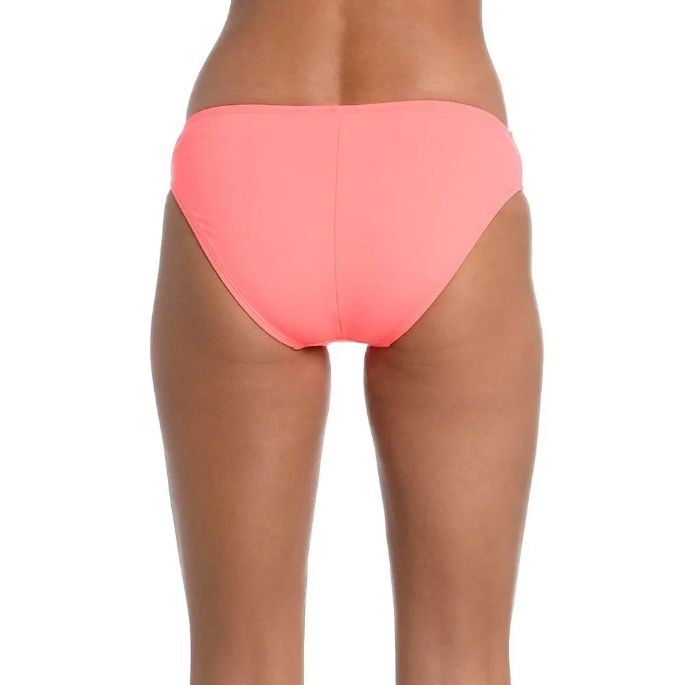 La Blanca Women's Hot Coral Hipster Bikini Swimsuit Bottom 14 NWT